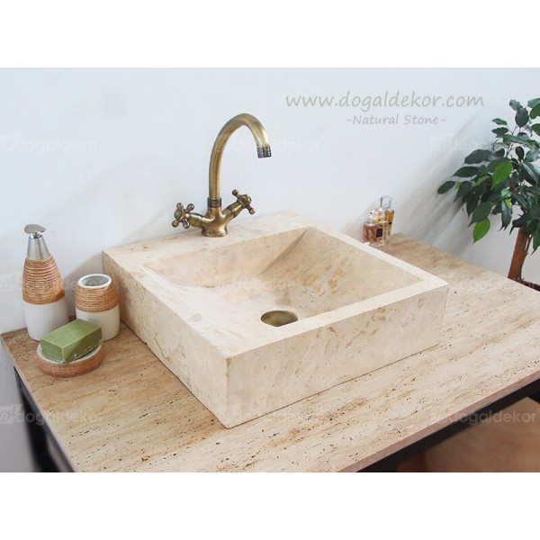 12x45x45cm Tezgah Üstü Banyo Lavabo Modelleri -DT1448